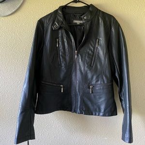 Roz & Ali Vegan Leather Jacket Like New